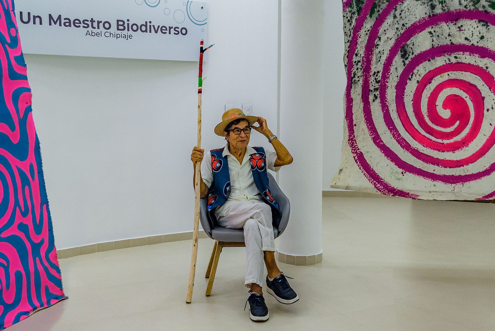 Abel Chipiaje «Artista Biodiverso» La Exposición